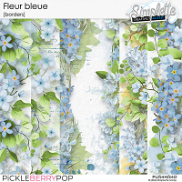 Fleur Bleue (borders) by Simplette