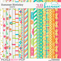 Summer Birthday Papers by JB Studio