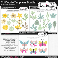 CU Doodle Templates Bundle 1