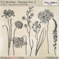 CU Brushes - Flowers 2