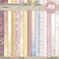 April Daydreams: Now & Then Papers by JB Studio