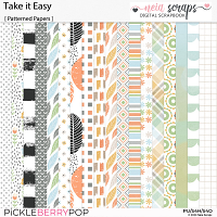 Take it Easy - Papers - by Neia Scraps