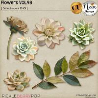 Flowers VOL98 - CU - by Neia Scraps