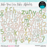 Make Your Own Rules: Alphabets