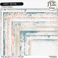 Keep Going - Messy Edges - by Neia Scraps