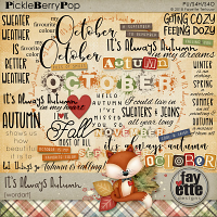 It's Always Autumn WordArt