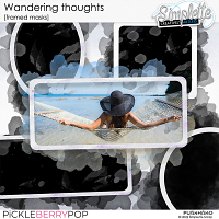 Wandering Thoughts (framed masks) by Simplette