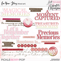 Live Your Story Word art