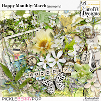 Happy Monthly-{March} Elements