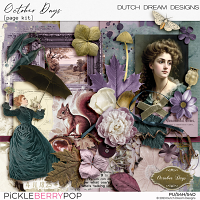 October Days - Page Kit mini