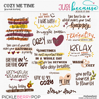 Cozy Me Time Journal Starters by JB Studio