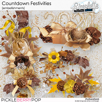 Countdown Festivities (embellishments) by Simplette