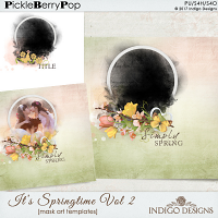 It's Springtime MaskArt Templates Vol.2 by Indigo Designs 