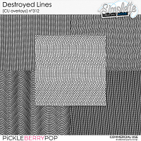 Destroyed Lines (CU overlays) 312 by Simplette