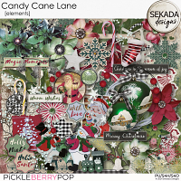 Candy Cane Lane [elements] by Sekada Designs    