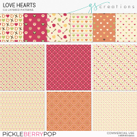 Love Heart Patterns (CU)