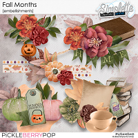 Fall Months (embellishments) by Simplette