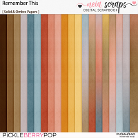 Remember This - Solid & Ombre Papers - by Neia Scraps