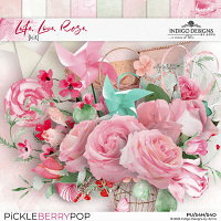 Life. Love. Rose Page Kit by Indigo Designs by Anna 