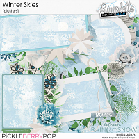 Winter Skies (clusters) by Simplette