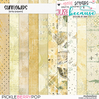 Sunflowers Artsy Papers by JB Studio and Neia Scraps