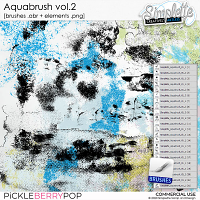 Aquabrush (CU elements + brushes) vol2