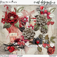 Kiss me in Paris Clusters by et designs