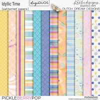 Idyllic Time - Patterned Papers