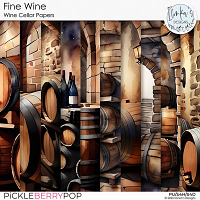 Fine Wine Wine Cellar Papers by Ilonka's Designs