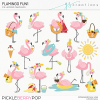 Flamingo Fun1 Layered Templates (CU)