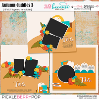 Autumn Cuddles 3 Templates by JB Studio and Neia Scraps