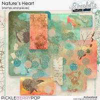 Nature's Heart (stamps and pieces) by Simplette
