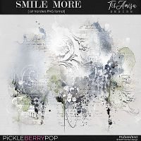 Smile More ~ art transfers by Tiramisu design 