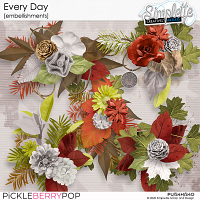 Every Day (embellishments) by Simplette