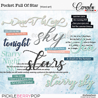 Pocket Full Of Star-Word art