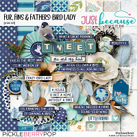 Fur Fins & Feathers {Bird Lady} Mini Kit by JB Studio