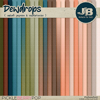 Dewdrops Ombré Papers & Cardstocks by JB Studio