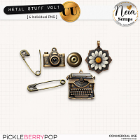 Metal Stuff - VOL1 - CU - by Neia Scraps