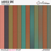 Harvest Time-Solid papers by CarolW Designs