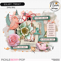 Enjoy Today- Artsy Bits - by Neia Scraps