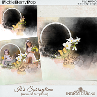 It's Springtime MaskArt Templates Vol.1 by Indigo Designs 