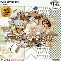 Pure Simplicity - Mini Kit - by Neia Scraps