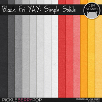 Black Fri-Yay: Simple Solids