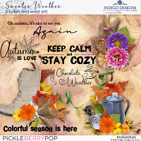 Sweater Weather Clusters and Word Arts by Indigo Designs by Anna 