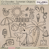 CU Doodles - Summer Objects