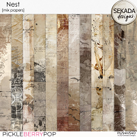 Nest [mix papers] by Sekada Designs  