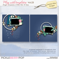 Play With Templates Vol.23 (Jasmin-Olya Designs)