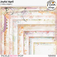 Joyful April - Messy Edges - by Neia Scraps