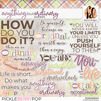 Anything But Ordinary: WordArt