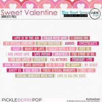 Sweet Valentine Word Bits